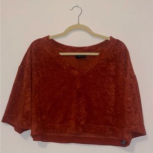 Urban Outfitters Terry Cloth Crop Top